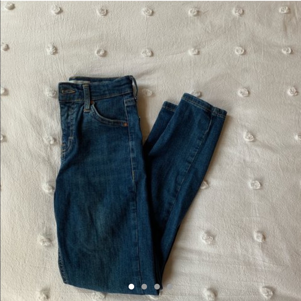 TOPSHOP MOTO / PETITE Jamie Jeans, W24 L28